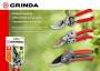 Секатор G-3 цельнокованый плоскостной 200мм GRINDA 423103. Артикул 423103