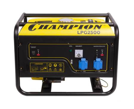 Бензиново-газовый генератор CHAMPION LPG2500. Артикул LPG2500