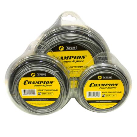 Корд триммерный Aluminium 2.7мм*15м, С7034. Артикул C7034