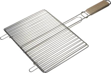 Решетка-гриль GRINDA "BARBECUE" плоская нержавеющая сталь 300х225мм 424733. Артикул 424733