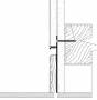 Плинтус алюминиевый скрытый без пятки Чёрный RAL 9005 ProDesign pdwbm. Артикул pdwbm