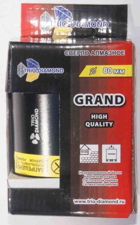Коронка алмазная по бетону TRIO-DIAMOND (Трио-Диамонд) 80 мм GC788. Артикул GC788