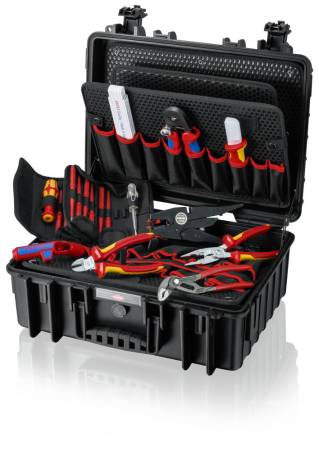 Чемодан инструментальный Robust23 Electric, 25 пр. KNIPEX KN-002135. Артикул KN-002135