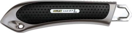Нож OLFA с выдвижным сегментированным лезвием винтовой фиксатор 18мм OL-LTD-L-LFB. Артикул OL-LTD-L-LFB