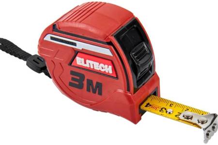 Рулетка Elitech 3 м, 16 мм 310202 207187. Артикул 207187