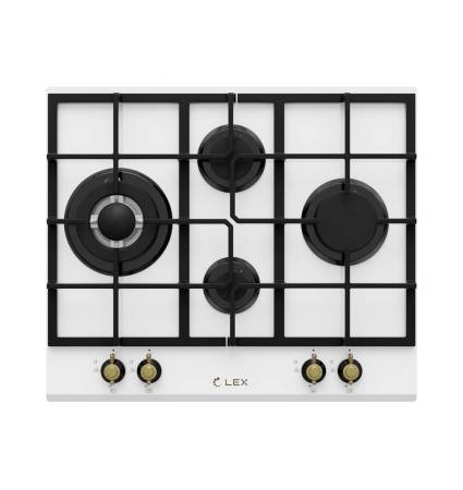 Варочная панель газовая LEX GVG 643C WH CHAO000365. Артикул CHAO000365