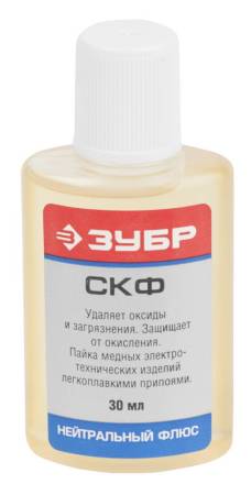 Флюс ЗУБР СКФ пластиковый флакон 30мл 55478-030. Артикул 55478-030