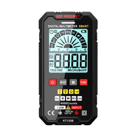 Мультиметр цифровой КВТ KT 125В серия PROLINE арт. 86325. Артикул 86325