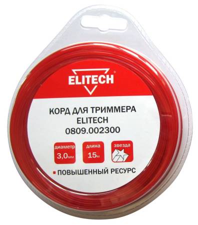 Корд для триммера 0809.002300 ELITECH 176813. Артикул 176813