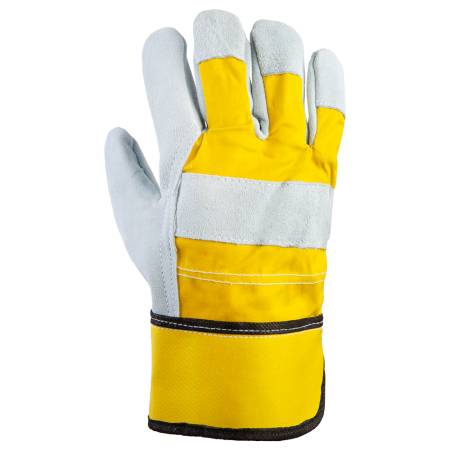 Комбинированные перчатки из кожи и хлопка JETA SAFETY JSL101. Артикул JSL101