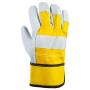 Комбинированные перчатки из кожи и хлопка JETA SAFETY JSL101. Артикул JSL101