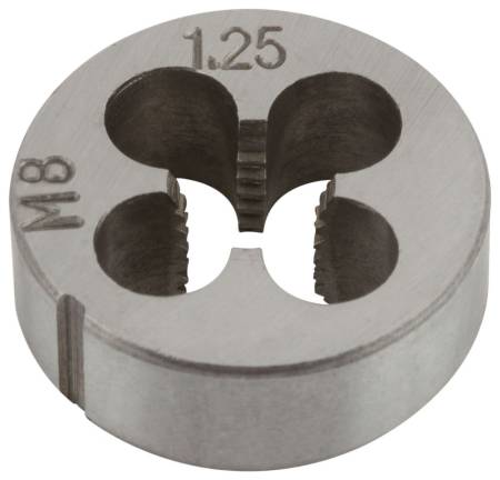 Плашка метрическая, легированная сталь  М8х1,25 мм FIT 70825. Артикул 70825