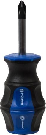 Отвертка Ultra Grip КОБАЛЬТ PH-2 х 38 мм CR-V, двухкомпонентная рукоятка (1 шт.) подвес 646-393. Артикул 646-393