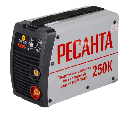 Сварочный аппарат инверторный САИ250К (компакт) Ресанта 65/38. Артикул 65/38