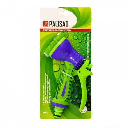 Пистолет-распылитель, 8 режимов полива Palisad 65146. Артикул 65146