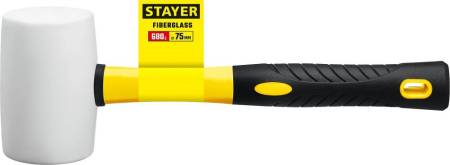 Киянка белая резиновая STAYER PROFI 680 г 20533-680. Артикул 20533-680