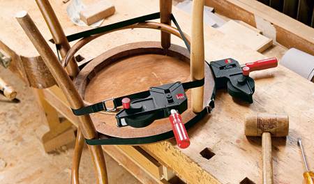 Зажим ленточный, 7 м, уголки адаптируемые (4 шт) в комплекте BESSEY BE-BAN700. Артикул BE-BAN700