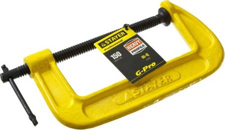 Струбцина STAYER G-образная 150мм 3215-150_z01. Артикул 3215-150_z01