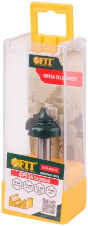 Фреза пазовая фасонная DxHxL=25х15х50мм FIT 3631-081525. Артикул 3631-081525