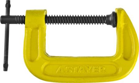 Струбцина STAYER "PROFI" G-образная 75мм 32144-075. Артикул 32144-075