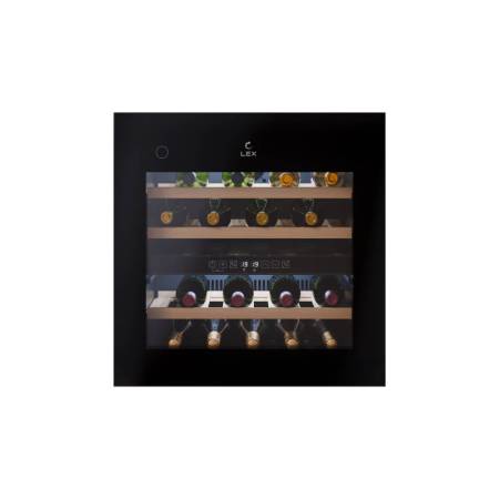 Винный шкаф встраиваемый LEX LWD6036BL dual zone PP CHAT500008. Артикул CHAT500008