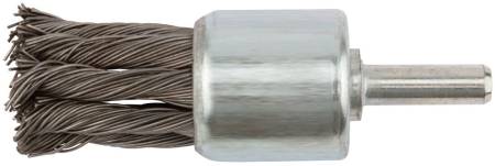 Корщетка-венчик, со штифтом, витая стальная проволока 28 мм FIT 38600. Артикул 38600
