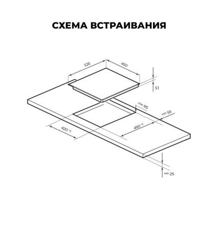 Варочная панель электрическая LEX EVH 431A BL CHPE000013. Артикул CHPE000013