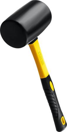 Чёрная резиновая киянка STAYER PROFI 680 г 2054-75. Артикул 2054-75