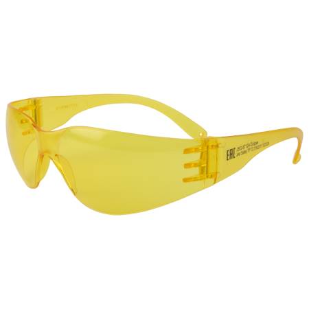 Янтарные облегченные очки из поликарбоната JETA SAFETY JSG-8712A. Артикул JSG-8712A