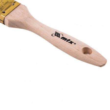 Кисть плоская Golden 1.5", искусственная щетина, деревянная ручка MTX 83218. Артикул 83218