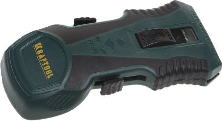 Скребок "Safety" 2 в 1 KRAFTOOL 08543 двухкомпонентный пластиковое лезвие H01 в комплекте 08543. Артикул 08543