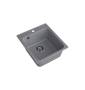 Мойка кухонная кварцевая LEX Balaton 420 Deep Grey RULE000163. Артикул RULE000163