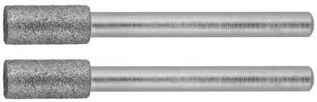 Мини-шарошки ЗУБР алмазные d 4,8x10,0х3,2мм L 38мм 2шт 35920. Артикул 35920