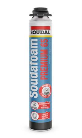 Пена монтажная профессиональная SOUDAL PREMIUM 65 820 мл 199001. Артикул 199001