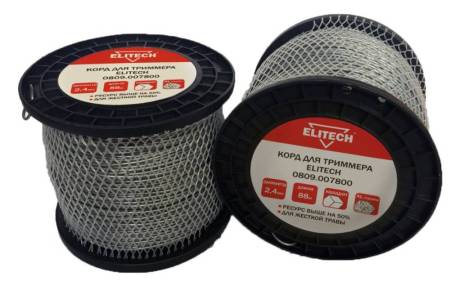 Корд для триммера 0809.007800 ELITECH 188768. Артикул 188768