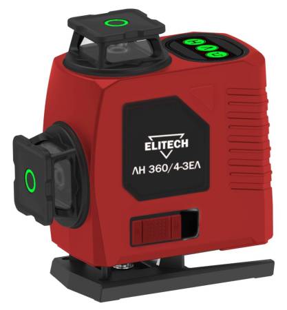 Нивелир лазерный ЛН 360-4-ЗЕЛ ELITECH 204874. Артикул 204874