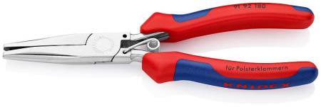 Клещи для обивочных скоб, 185 мм KNIPEX KN-9192180. Артикул KN-9192180