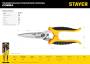 Универсальные технические ножницы STAYER COBRA 200 мм 23227. Артикул 23227