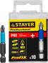 Биты STAYER "PROFESSIONAL" ProFix Phillips PH2 50мм 10шт 26203-2-50-10_z01. Артикул 26203-2-50-10_z01