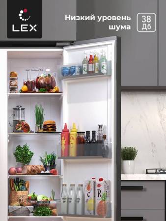 Холодильник двухкамерный отдельностоящий с инвертором LEX LSB520StGID CHJI000006. Артикул CHJI000006