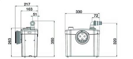Канализационная установка SFA SANITOP 13573. Артикул 13573