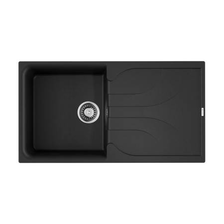 Кухонная мойка Omoikiri Yasugata 100-BL Tetogranit/черный 4993844. Артикул 4993844