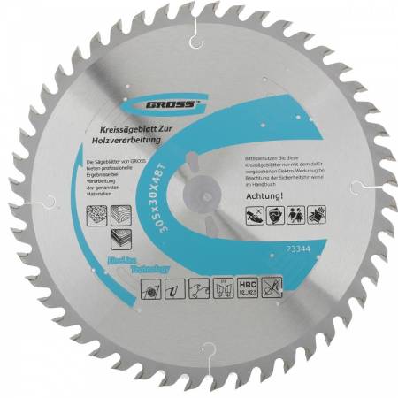 Пильный диск по дереву 305 x 30 x 48Т Gross 73344. Артикул 73344
