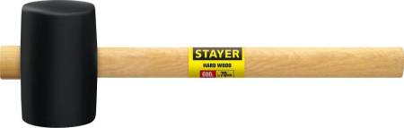 Киянка чёрная резиновая  STAYER 680 г 20505-75. Артикул 20505-75