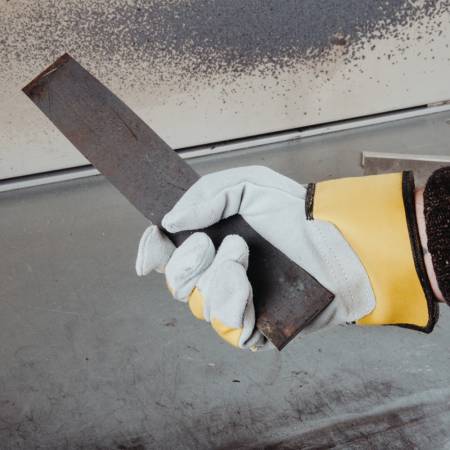 Комбинированные перчатки из кожи и хлопка JETA SAFETY JSL101. Артикул JSL101