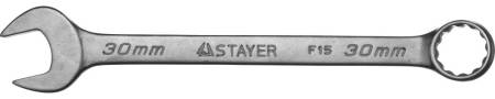 Комбинированный гаечный ключ 30 мм STAYER 27085-30. Артикул 27085-30