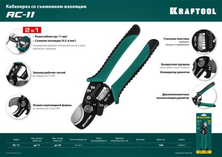 Кабелерез KRAFTOOL RC-11 22696-2. Артикул 22696-2