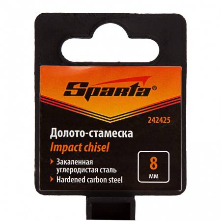 Долото-стамеска 8 мм, деревянная рукоятка Sparta 242425. Артикул 242425