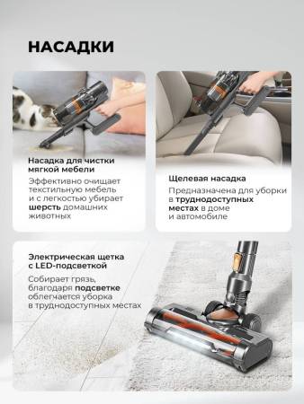 Пылесос беспроводной вертикальный LEX LXVCS 7073 LXVCS7073. Артикул LXVCS7073