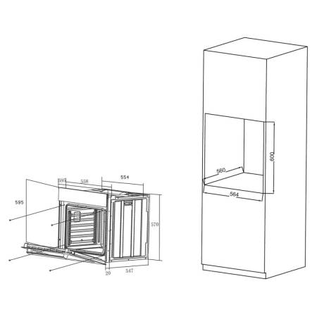 Духовой шкаф Haier HOX-P06HGW. Артикул TD0028868RU
